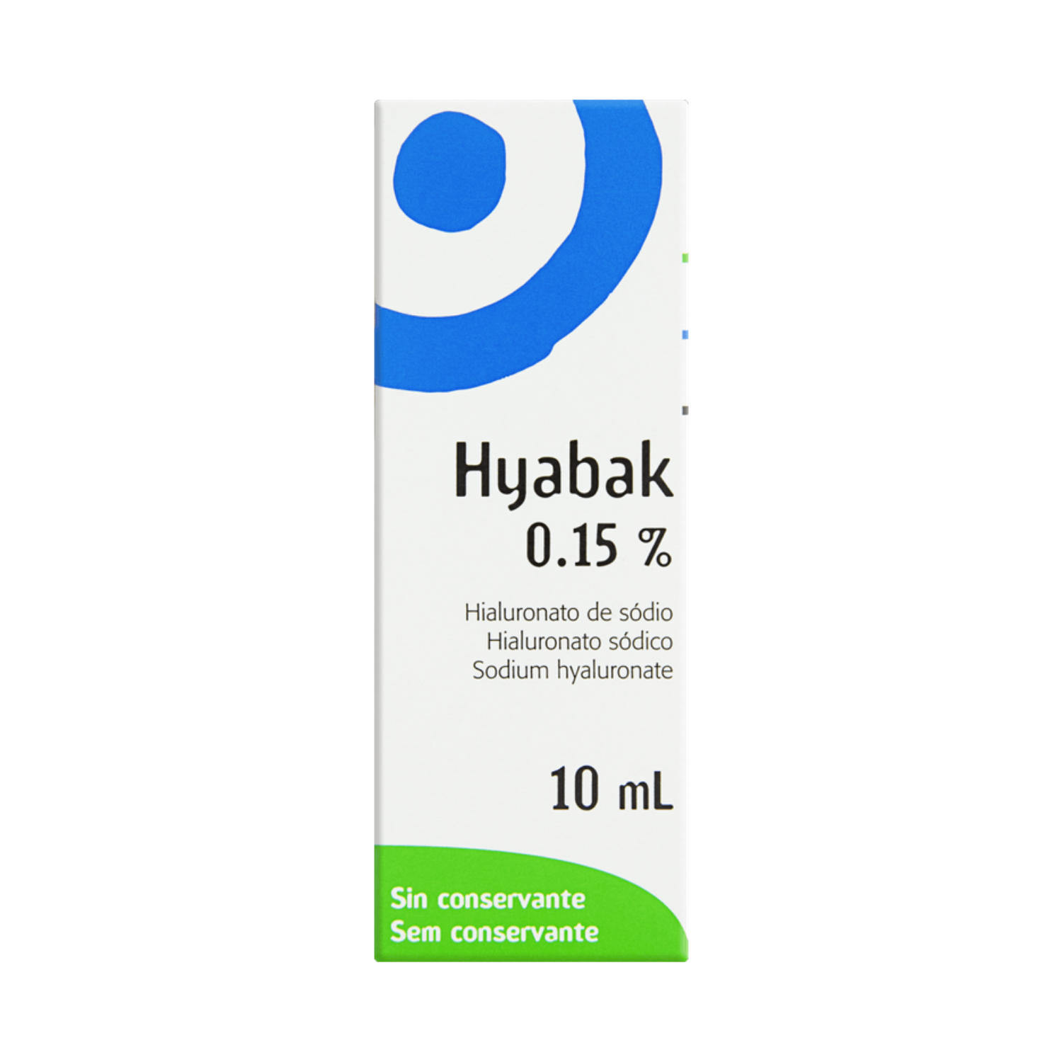 Colírio Lubrificante e Hidratante Hyabak 15% (10ml)
